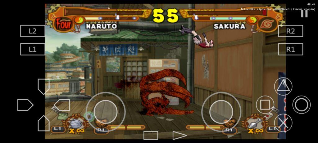 Naruto Shippūden: Ultimate Ninja 5 Gameplay On AetherSX2 PS2 Emulator  Android + Fix Lag 