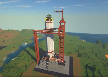 Menakjubkan! Gamer ini Buat Roket yang Dapat Terbang di Minecraft