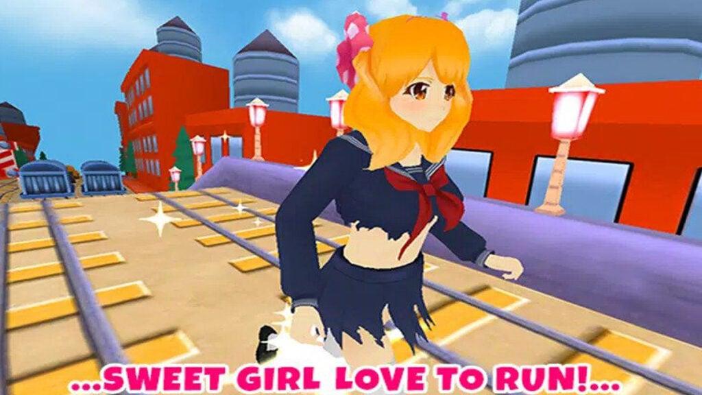 Game Anime Android Anime Girl Run
