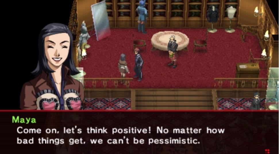 Persona 2 Maya Lets Positive Thinking