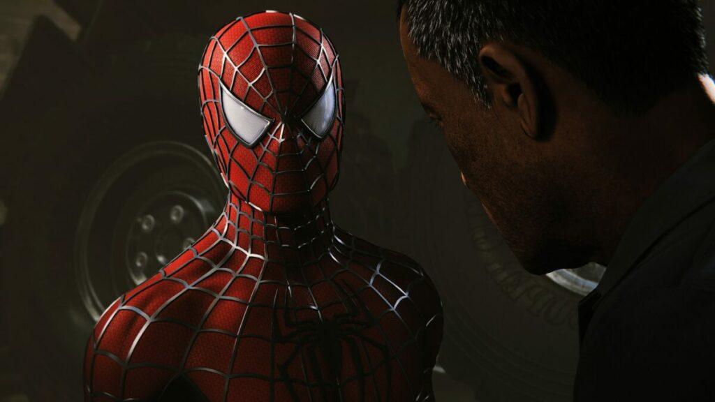 K-ON Yui Hirasawa as Spider-Man at Marvel's Spider-Man Remastered