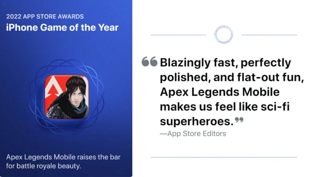 Apex Legends Mobile Pemenang iPhone Game Of The Year